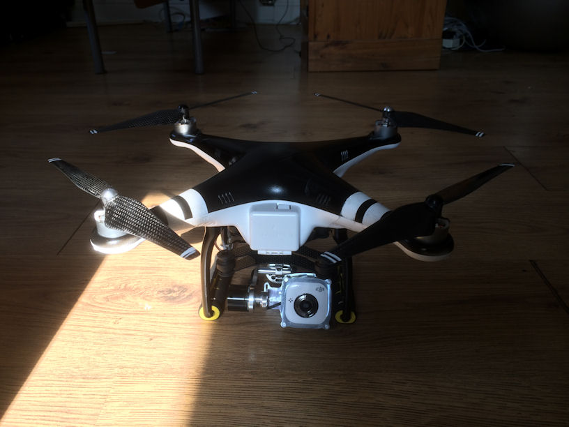 DJI Phantom FC40 Paint-Job and AerialFreaks Cyclops FC40 Gimbal Upgrade