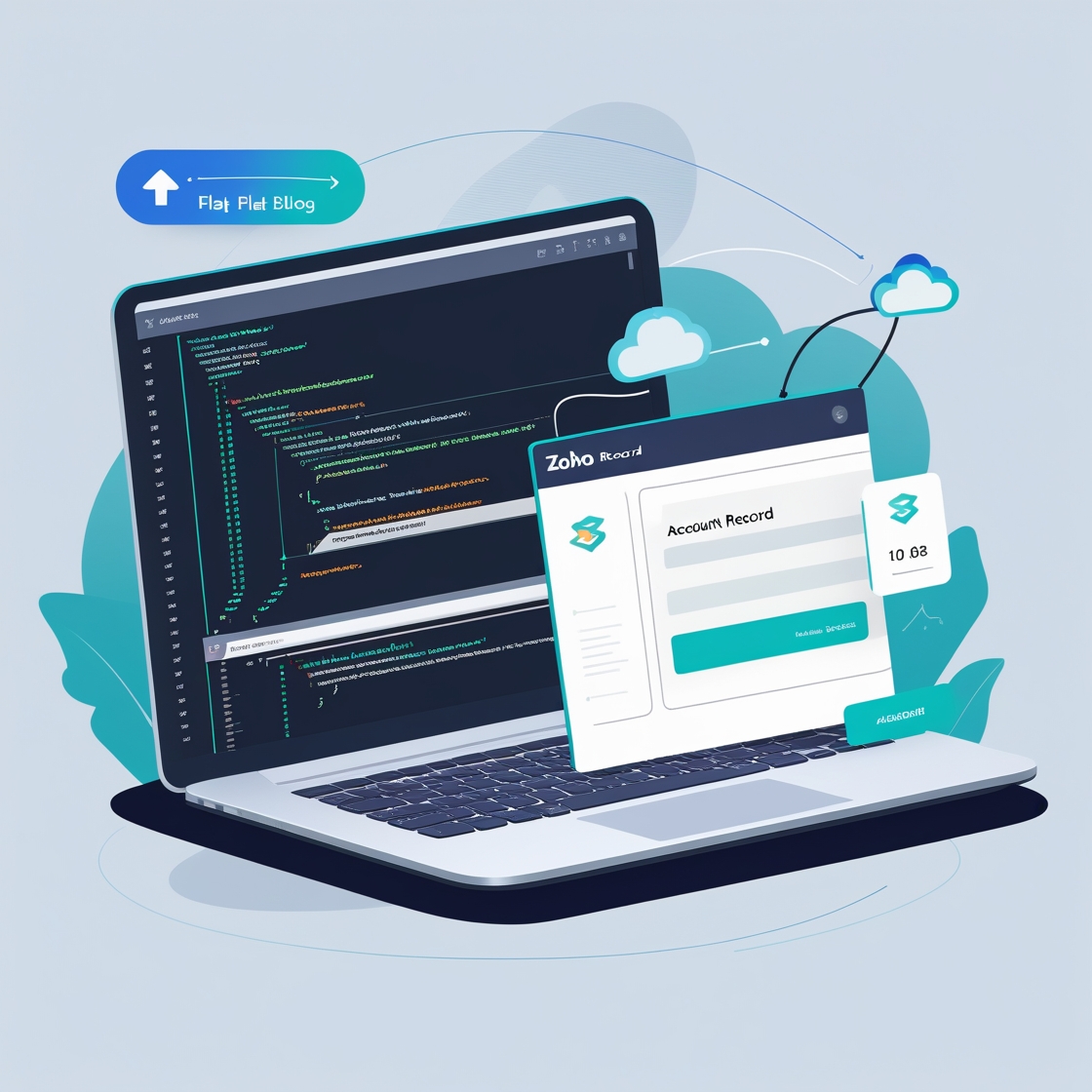 Zoho CRM: JS Widget: Generic Script to pass the Record ID to a CRM function
