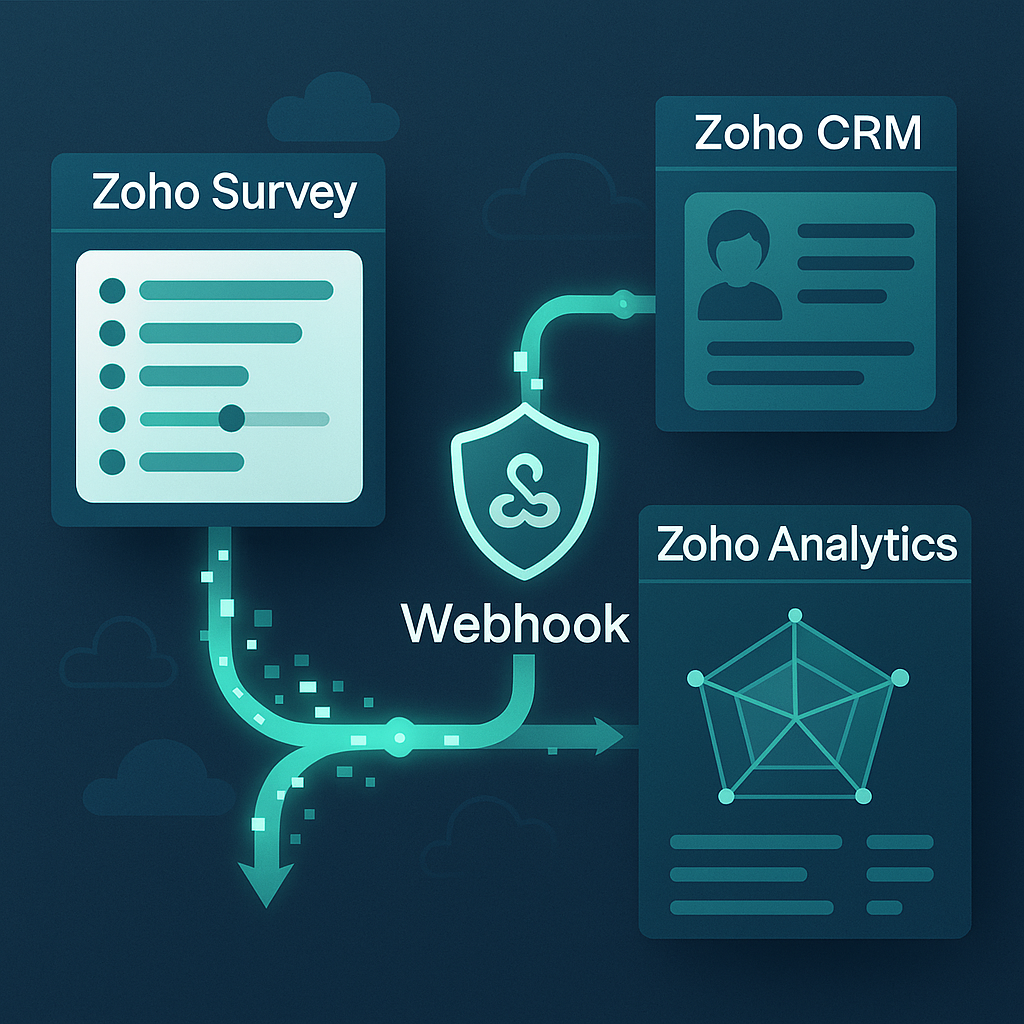 Zoho Survey & Zoho Analytics: Query to generate individual responses and grouped pages