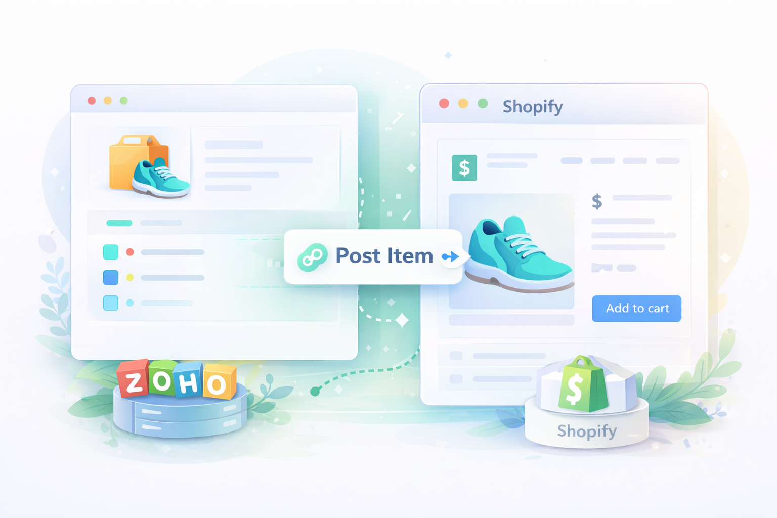 Zoho Deluge: Push Item to Shopify API
