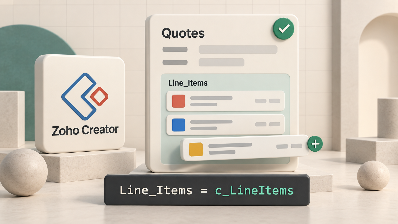 Zoho Creator: Add a subform while creating a record