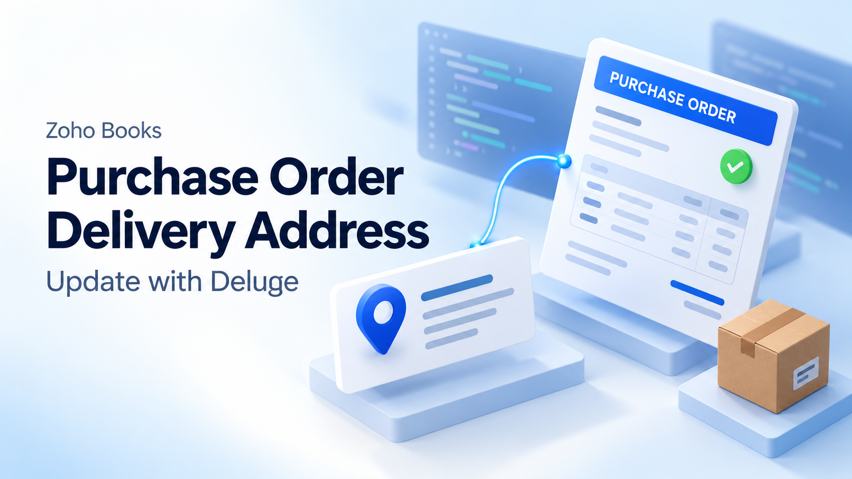 Zoho Books: Change a Purchase Order's Delivery Address over API