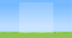 background of sky and grass with a centered content section (no clouds)